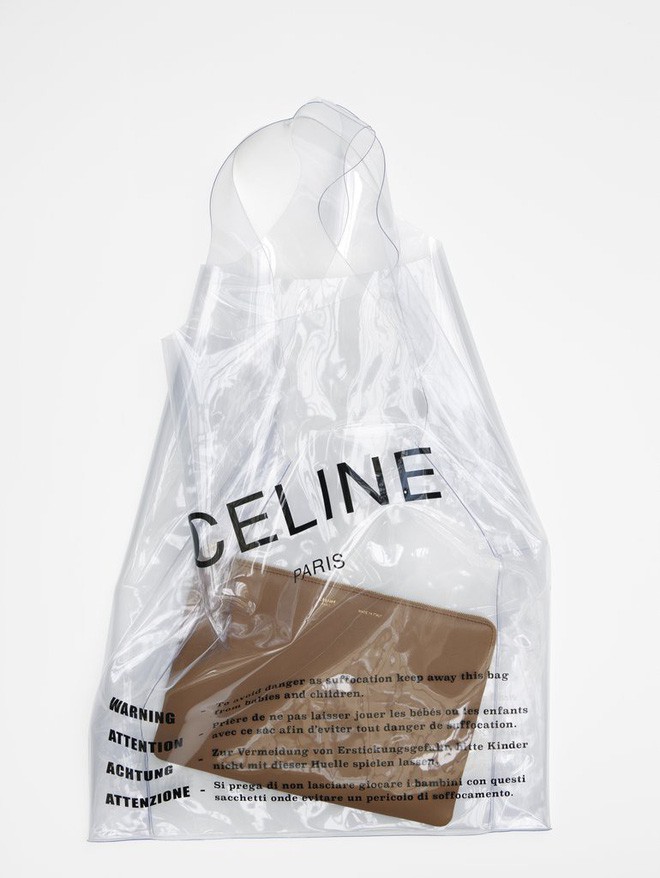 Trông hệt như túi nilon đi chợ nhưng túi nhựa trong có giá hơn 20 triệu của Celine đang được các tín đồ thời trang thích điên cuồng - Ảnh 9.