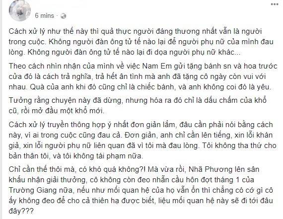 Phản ứng của cư dân mạng khi Trường Giang nói Nam Em “có vấn đề về đầu óc” - Ảnh 5.