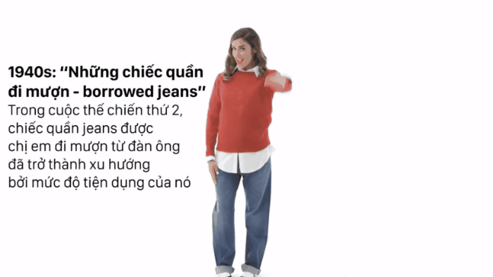Nhìn lại lịch sử 100 năm của quần jeans mới thấy rằng xu hướng jeans hiện tại toàn là mốt từ thời xưa  - Ảnh 4.