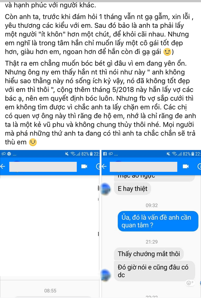 Mặc đồ hở bạo, chụp ảnh đăng Facebook, cô gái được người yêu mới cổ vũ, người yêu cũ thì nhắn tin cà khịa - Ảnh 2.