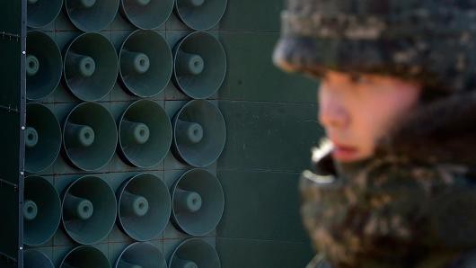 Cuối cùng, Hàn Quốc đã dỡ bỏ dàn loa tuyên truyền chống Triều Tiên ở biên giới - Ảnh 1.