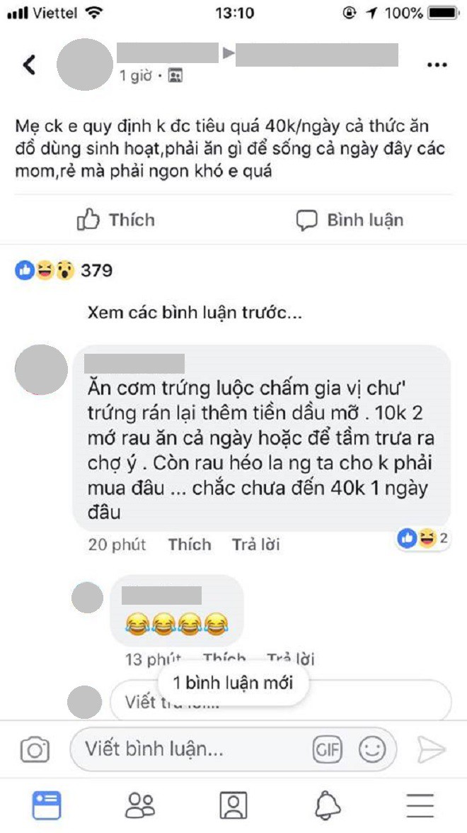 Mẹ chồng không cho tiêu quá 40 nghìn/ngày, con dâu hớt hải lên mạng nhờ chị em mách nước - Ảnh 1.