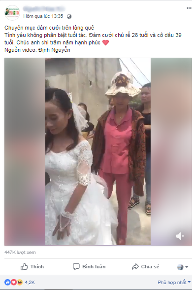 MC đám cưới làng đang gây bão MXH tiết lộ nhiều chi tiết bất ngờ về cặp đôi - chú rể 28 tuổi, cô dâu 39 tuổi - Ảnh 2.