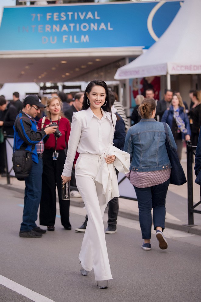 Nhã Phương đọ sắc cùng HH Đỗ Mỹ Linh và Lý Nhã Kỳ trong sự kiện thời trang tại Cannes - Ảnh 9.
