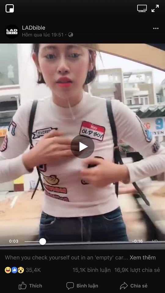 Cô gái Việt khiến dân mạng quốc tế cười lăn vì vừa soi kính ô tô vừa ngoáy mũi, chỉnh áo ngực - Ảnh 4.