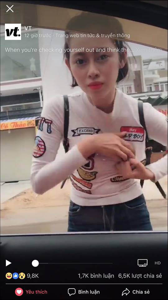 Cô gái Việt khiến dân mạng quốc tế cười lăn vì vừa soi kính ô tô vừa ngoáy mũi, chỉnh áo ngực - Ảnh 5.