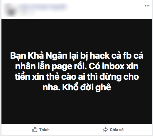 Đặng Thu Thảo, Khả Ngân, Nam Thư... đồng loạt bị hacker tấn công Facebook dù đã nhận “tick xanh” - Ảnh 2.