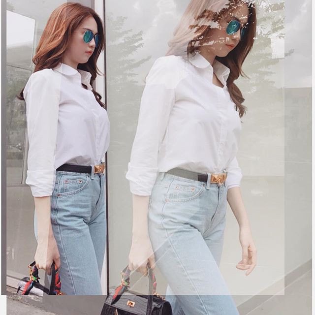 Street style tuần này ngược đời ở chỗ: Kỳ Duyên sexy táo bạo, Ngọc Trinh lại kín đáo nhẹ nhàng - Ảnh 7.