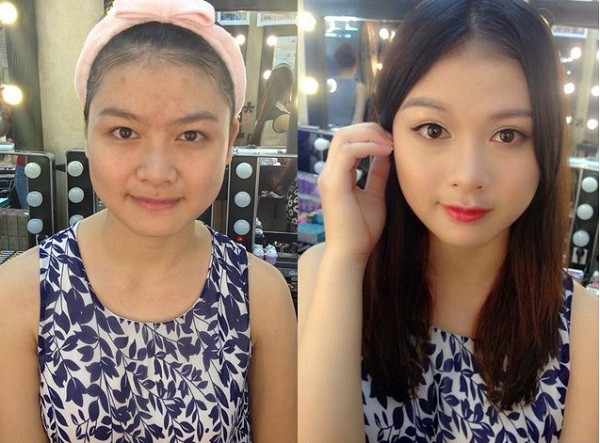 Đăng ảnh trước và sau khi makeup, cô ấy đã chứng minh: Dù mắt có tinh, không dễ nhận ra con gái khi để mặt mộc - Ảnh 7.