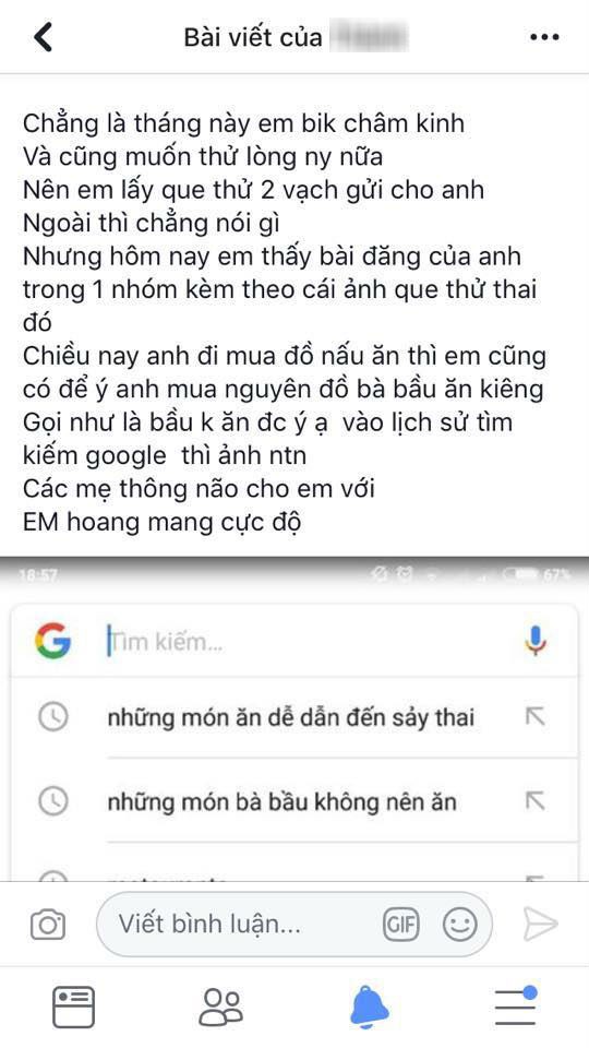 Dùng que thử thai 2 vạch để thử lòng, cô nàng bỗng hoang mang cực độ vì hành động sau đó của bạn trai mình - Ảnh 1.