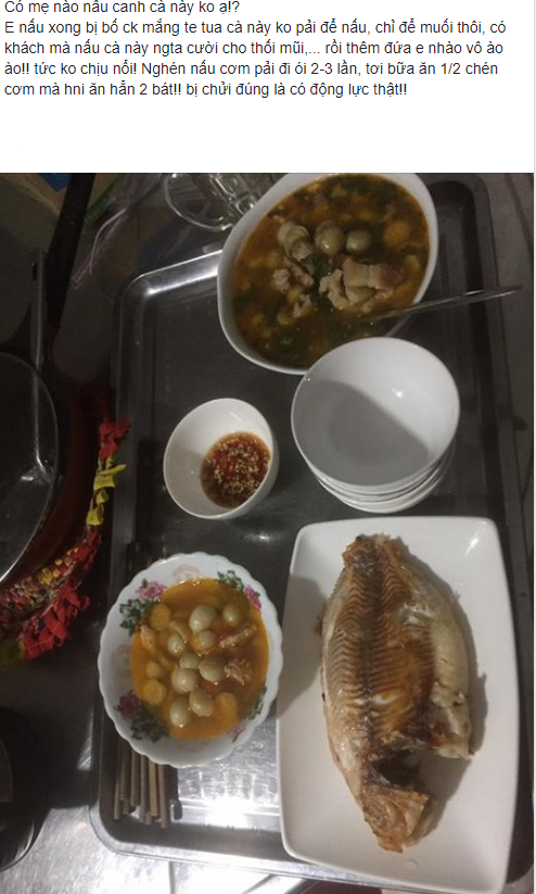 Dùng cà muối nấu canh, cô gái bị bố chồng mắng cho tơi tả bèn đăng đàn cầu cứu 500 chị em - Ảnh 1.