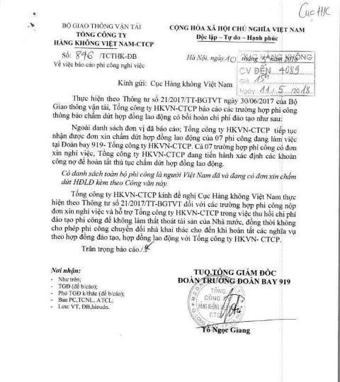 Sau khi tố cáo bị áp bức, thêm hàng chục phi công của Vietnam Airlines xin nghỉ việc - Ảnh 4.