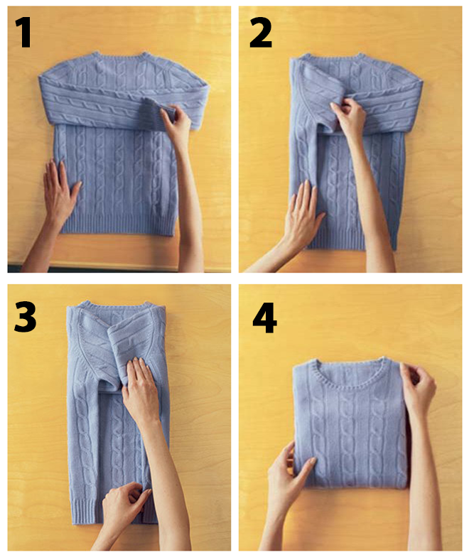 7 quick and tidy clothing folding tips to help women no longer worry about cramped closet - Photo 6.