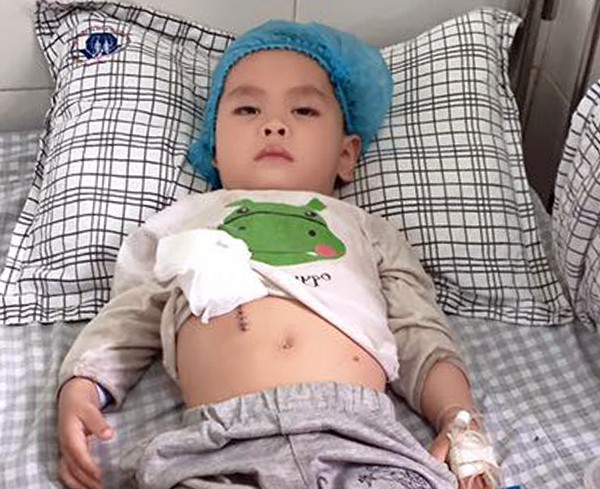 107 triệu đồng từ các nhà hảo tâm gửi đến bé trai 3 tuổi bị viêm màng não tại Phú Thọ - Ảnh 2.