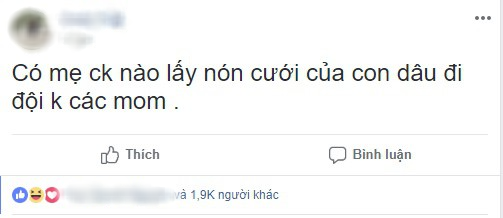 Đăng đàn định nói xấu mẹ chồng lấy nón cưới của con dâu mang đội, cô gái không ngờ bị ăn chửi sấp mặt - Ảnh 1.
