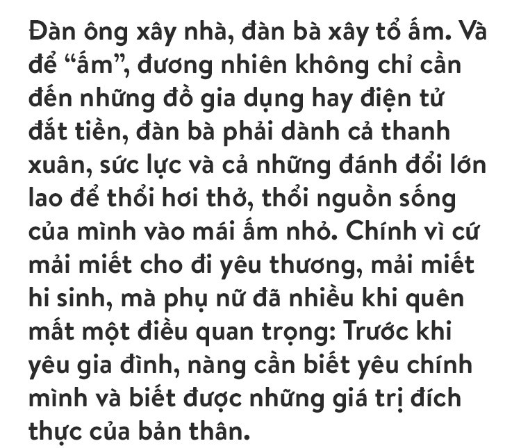 Yêu chính mình, là khi phụ nữ không còn đánh rơi chiếc vương miện vô hình - Ảnh 1.