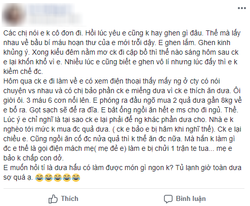 Cám cảnh anh chồng bị vợ bầu bắt ăn hết 8kg dưa hấu mới cho đi ngủ và lý do thật sự khiến chị em cười ra nước mắt - Ảnh 1.