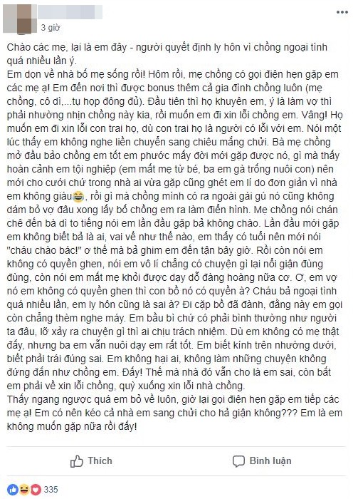 Quyết định ly hôn vì chồng ngoại tình nhiều lần, mẹ bầu bị cả gia đình chồng bắt quỳ xuống xin lỗi - Ảnh 1.