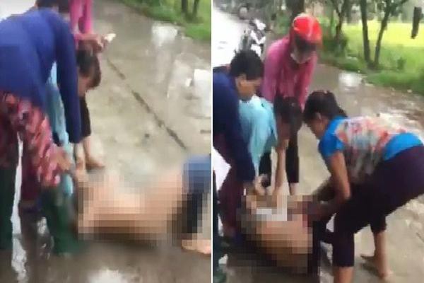 Bắc Ninh: Bồ nhí bị lột trần, bắt quỳ giữa đường vì dám nhắn tin thách thức vợ của nhân tình - Ảnh 3.