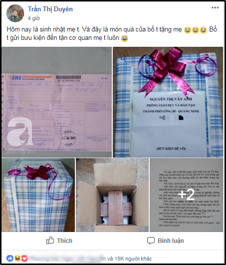 Quà sinh nhật chồng U50 tặng vợ được gói ghém cẩn thận nhưng khi mở ra ai cũng té ngửa, MXH sục sôi - Ảnh 1.