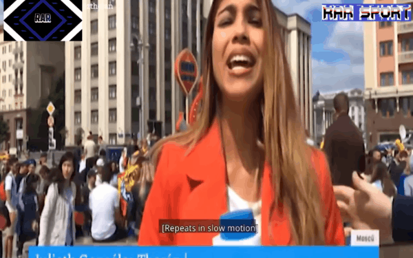 Nữ phóng viên bị sàm sỡ ngực ngay trong lúc tường thuật trực tiếp không khí World Cup 2018 - Ảnh 2.