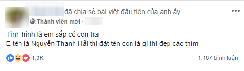 Con chào đời trong mùa World Cup 2018, bố mẹ liều mình nhờ dân mạng đặt tên, ai ngờ toàn thấy CR7 với Messi - Ảnh 1.