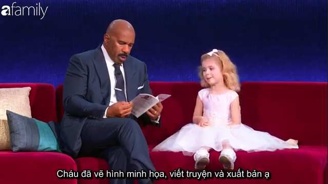 Nhà văn nhí 6 tuổi khiến Steve Harvey chưng hửng khi tiết lộ 2 tuổi đã tập đọc - Ảnh 7.