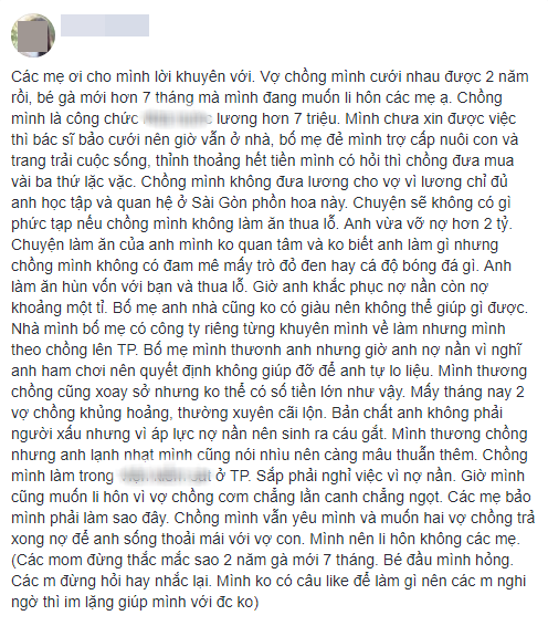 Vợ trẻ đòi ly hôn vì chồng làm ăn với bạn bị thua lỗ 2 tỷ, hội chị em mắng ngay thấy hoạn nạn bỏ rơi chồng là có thật - Ảnh 1.