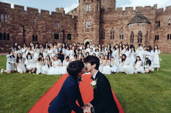Đám cưới cổ tích tại lâu đài nước Anh của cặp mỹ nam hot nhất nhì châu Á - Ảnh 5.