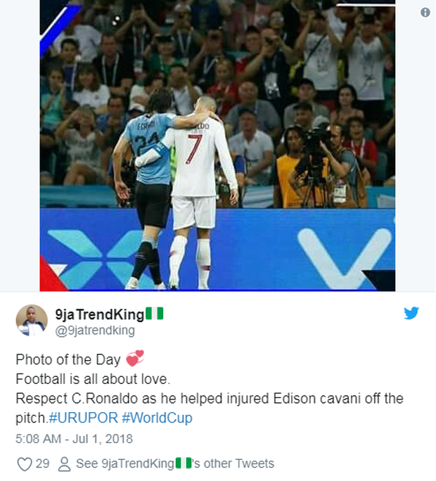 Khoảnh khắc đẹp nhất World Cup 2018: Ronaldo thua trận, nhưng giành được chiến thắng trong trái tim người hâm mộ - Ảnh 14.