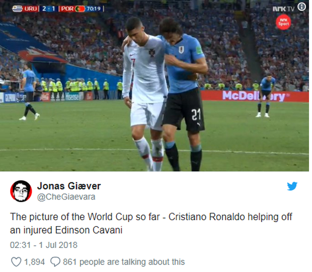 Khoảnh khắc đẹp nhất World Cup 2018: Ronaldo thua trận, nhưng giành được chiến thắng trong trái tim người hâm mộ - Ảnh 8.