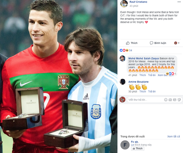 Cư dân mạng đua nhau chế ảnh ngày Messi và Ronaldo rủ nhau rời World Cup 2018 - Ảnh 10.