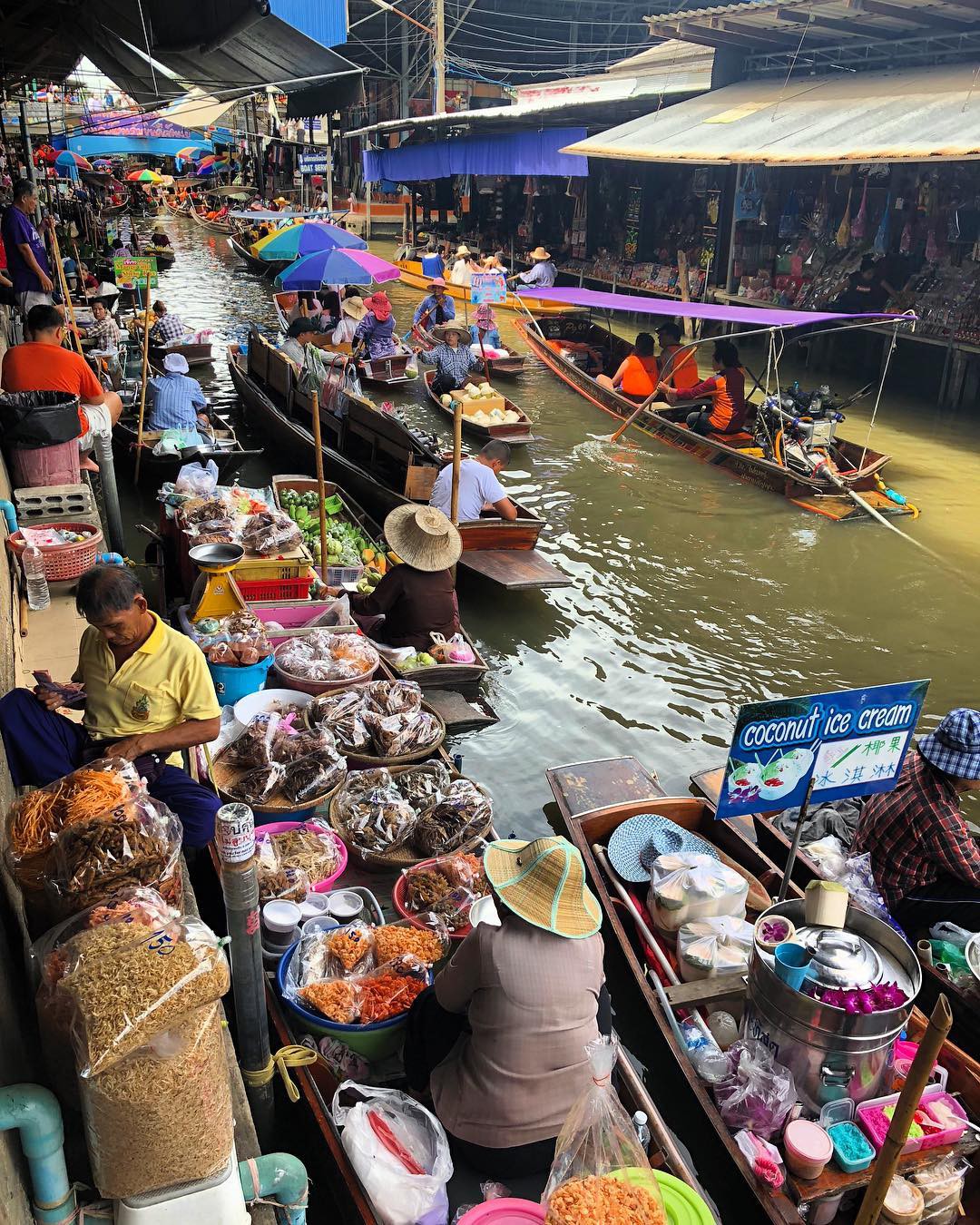 Damnoen Saduak - khu chợ nổi tiếng nhất nhì thế giới nhất định nên ghé khi đến Bangkok - Ảnh 3.