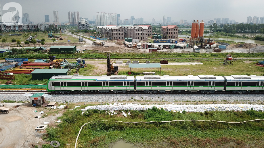 Tàu điện tuyến Cát Linh - Hà Đông chính thức đóng điện lưới Quốc Gia để chạy thử - Ảnh 7.