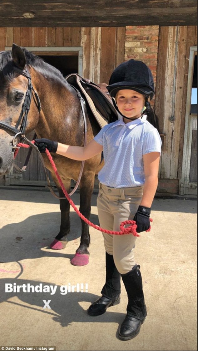 Công chúa nhỏ  Harper của nhà Beckham đón sinh nhật lần thứ 7 vô cùng hoành tráng bên bố mẹ  - Ảnh 1.