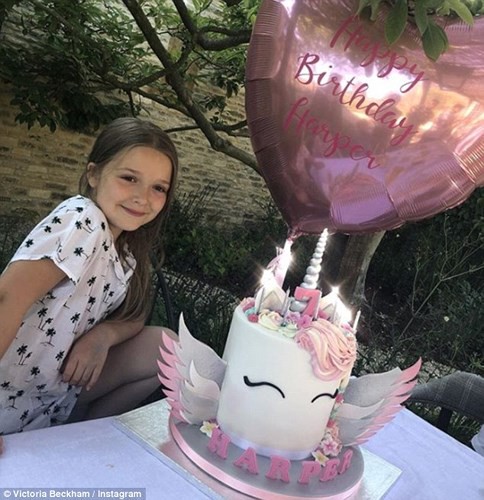 Công chúa nhỏ  Harper của nhà Beckham đón sinh nhật lần thứ 7 vô cùng hoành tráng bên bố mẹ  - Ảnh 4.