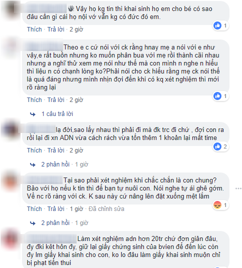Sinh được 10 ngày, nàng dâu trẻ cay đắng làm xét nghiệm ADN cho con vì mẹ chồng hỏi: Có chắc là con bố nó không? - Ảnh 3. Sinh được 10 ngày, nàng dâu trẻ cay đắng làm xét nghiệm ADN cho con vì mẹ chồng hỏi: Có chắc là con bố nó không? - Ảnh 3.