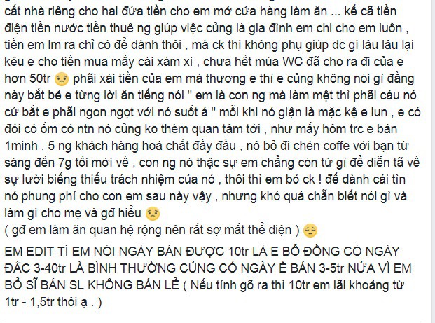 Vợ bầu vẫn làm việc hộc mặt tới động thai, chồng ngồi không tiêu tiền vợ còn yêu sách trên trời - Ảnh 2.