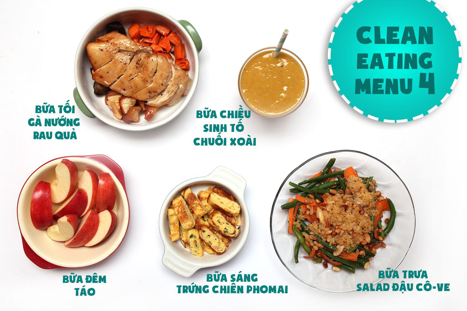 Gợi ý thực đơn 7 ngày đầu Eat Clean với nhiều món ăn quen thuộc của người Việt Nam - Ảnh 4.