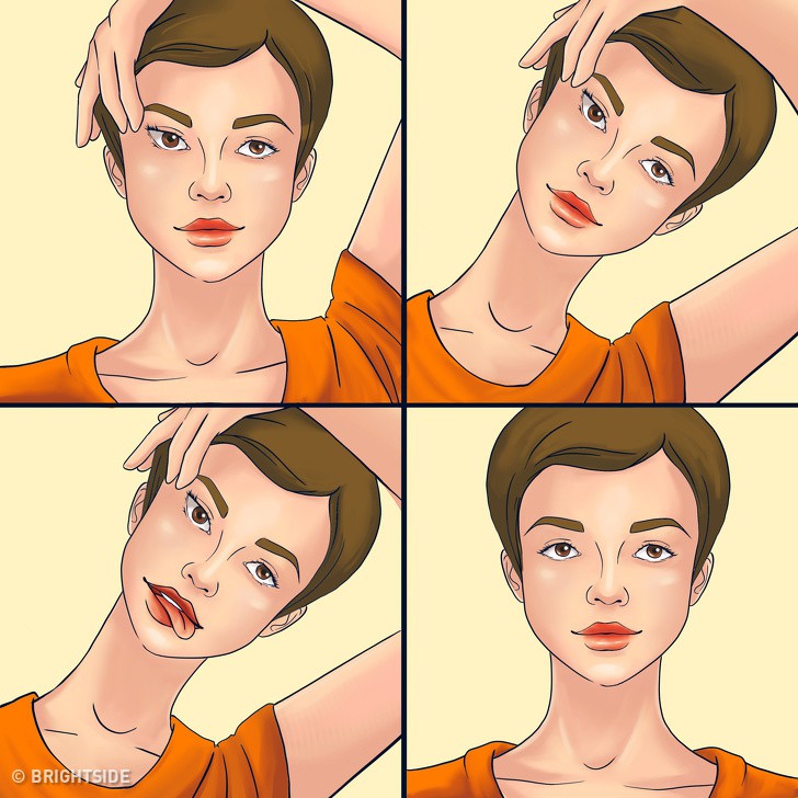 7 bài tập cho khuôn mặt bạn có thể làm để chống già, da mặt không chảy xệ, gò má không còn xù xì - Ảnh 6.