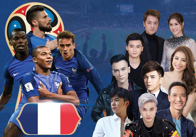 Chung kết World Cup 2018: Showbiz Việt tranh cãi nảy lửa về đội tuyển sẽ giành cúp vô địch! - Ảnh 1.