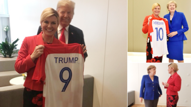 Tuyển Croatia giành ngôi Á quân World Cup nhưng bà Grabar-Kitarovic - nữ tổng thống của họ đã chiếm trọn trái tim hàng triệu người hâm mộ toàn cầu - Ảnh 10.