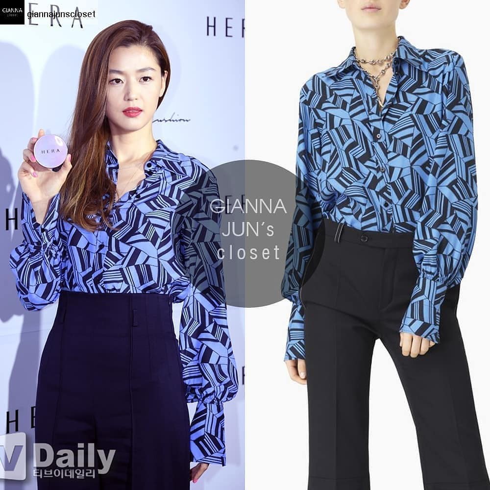 Mợ chảnh Jeon Ji Hyun xinh đẹp ngất ngây với màu tóc mới, diện áo gần 30 triệu - Ảnh 3.