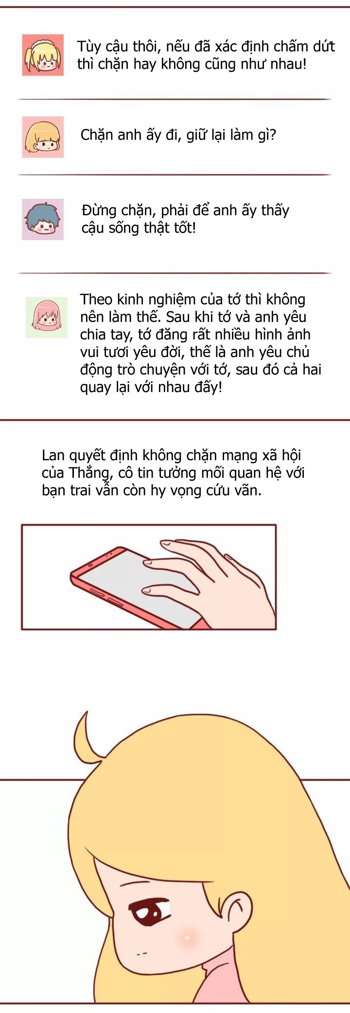 Truyện tranh: Sau khi chia tay, có nên cắt đứt mọi liên lạc với bạn trai? - Ảnh 9.