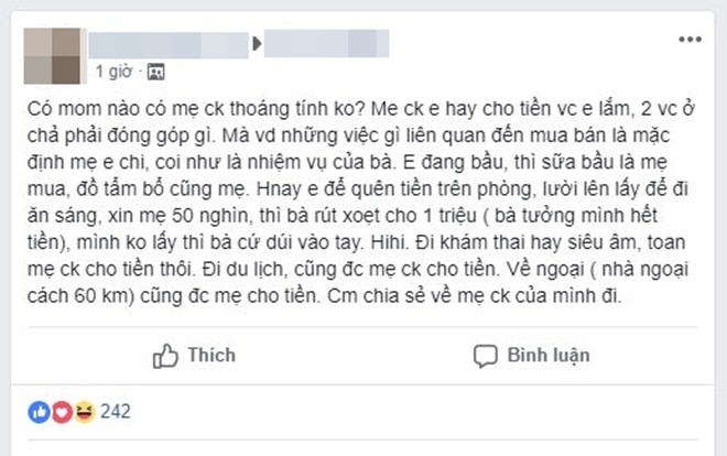 Xin 50 nghìn ăn sáng nhưng mẹ chồng cho hẳn 1 triệu, người khen nàng dâu số hưởng, kẻ hỏi Không biết xấu hổ sao? - Ảnh 1.