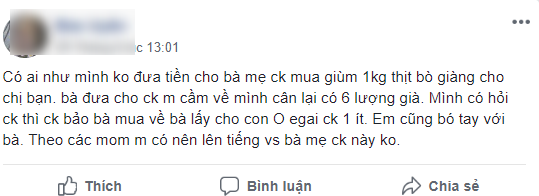 Nhờ mẹ chồng mua cho 1kg thịt bò, nhưng khi nhận chỉ có 6 lạng, nàng dâu sốc tận óc khi nhận được câu trả lời của mẹ chồng - Ảnh 1.