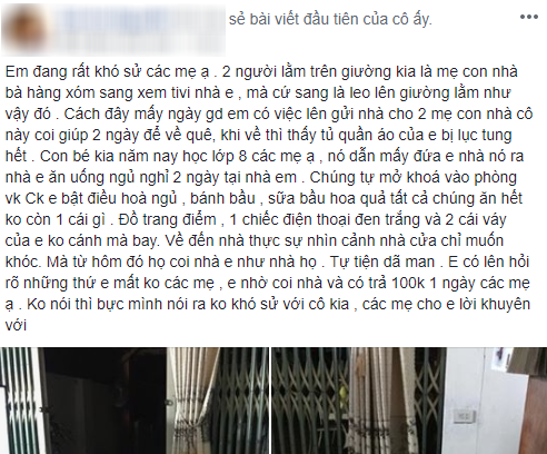 Trót dại giao nhà cho cô hàng xóm trông hộ hai hôm, khi quay về gia chủ muốn bùng cháy vì thấy cảnh này - Ảnh 1.