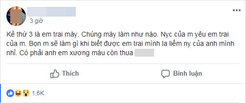 Sụt sùi tố em trai ruột là kẻ thứ 3 giật bạn gái, chàng trai chẳng ngờ cả thế giới xông vào mắng mình - Ảnh 1. Sụt sùi tố em trai ruột là kẻ thứ 3 giật bạn gái, chàng trai chẳng ngờ cả thế giới xông vào mắng mình - Ảnh 1.