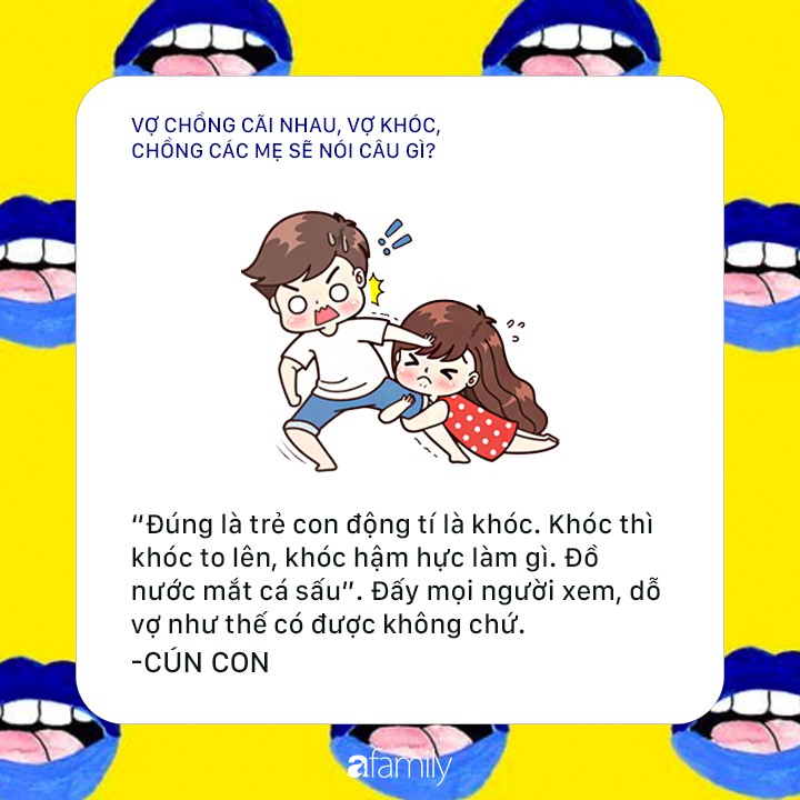 Vợ chồng cãi nhau mà vợ rơi nước mắt, chồng các mẹ có nói câu nào giống mấy câu này không? - Ảnh 5.