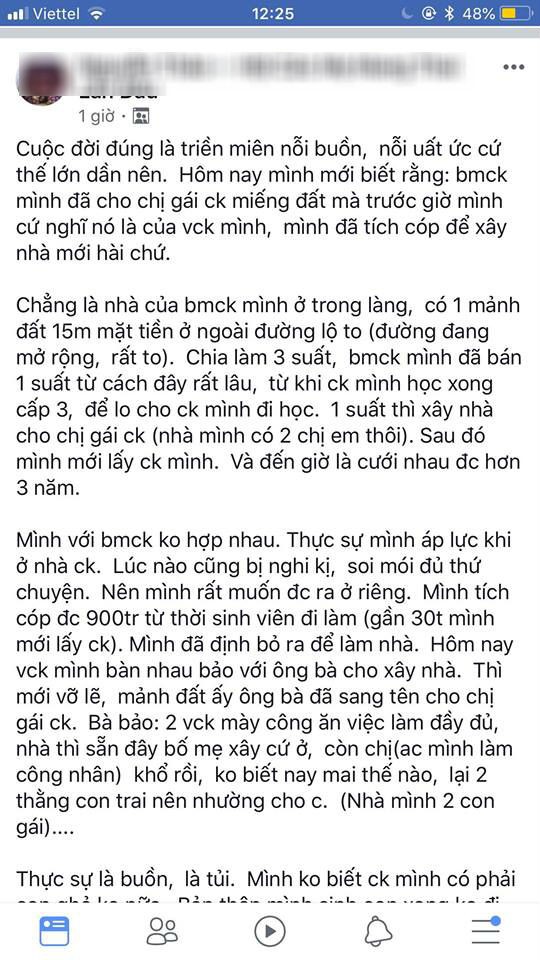 Ấm ức khi mất toi miếng đất hụt vì mẹ chồng thiên vị con gái hơn con trai, nàng dâu tâm sự tưởng được bênh ai ngờ nhận gạch đá - Ảnh 2.